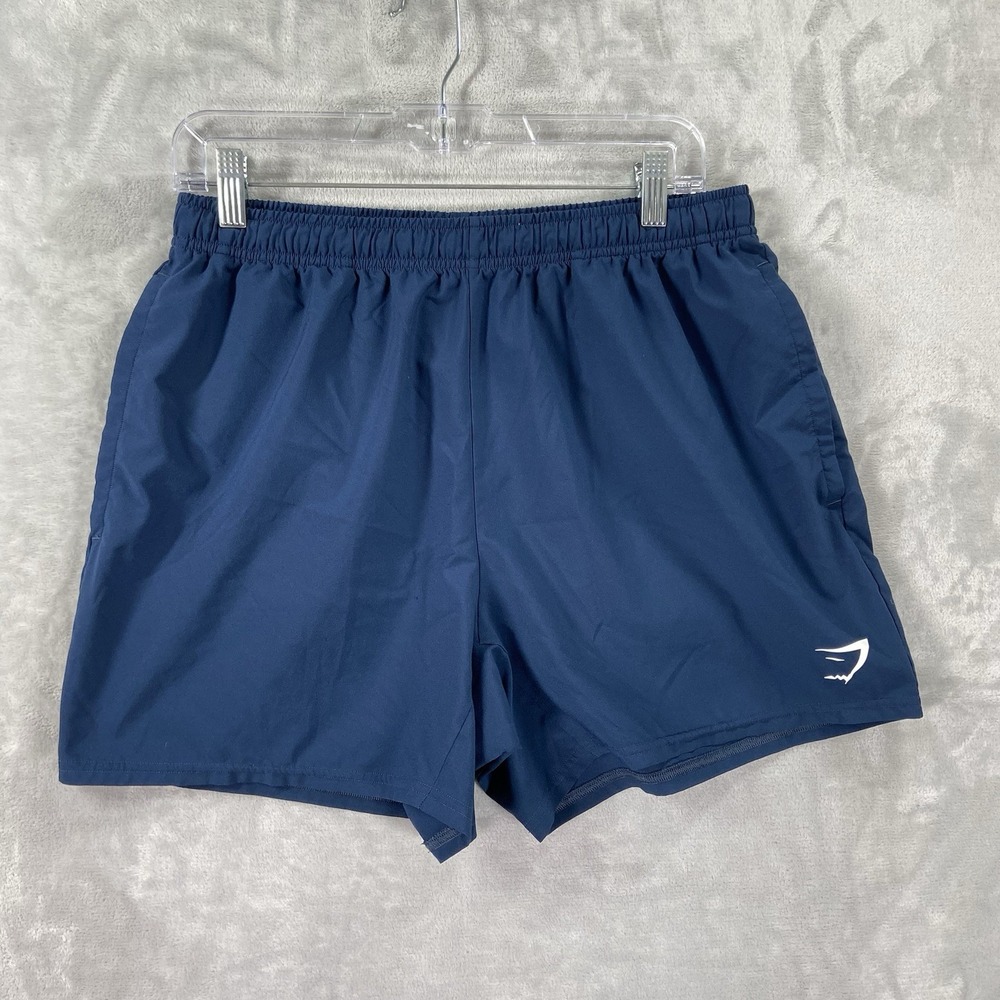 Gymshark Shorts Mens Large Arrival 5" Inseam Athletic Workout Training Blue